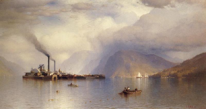 Colman Samuel Storm King on the Hudson France oil painting art